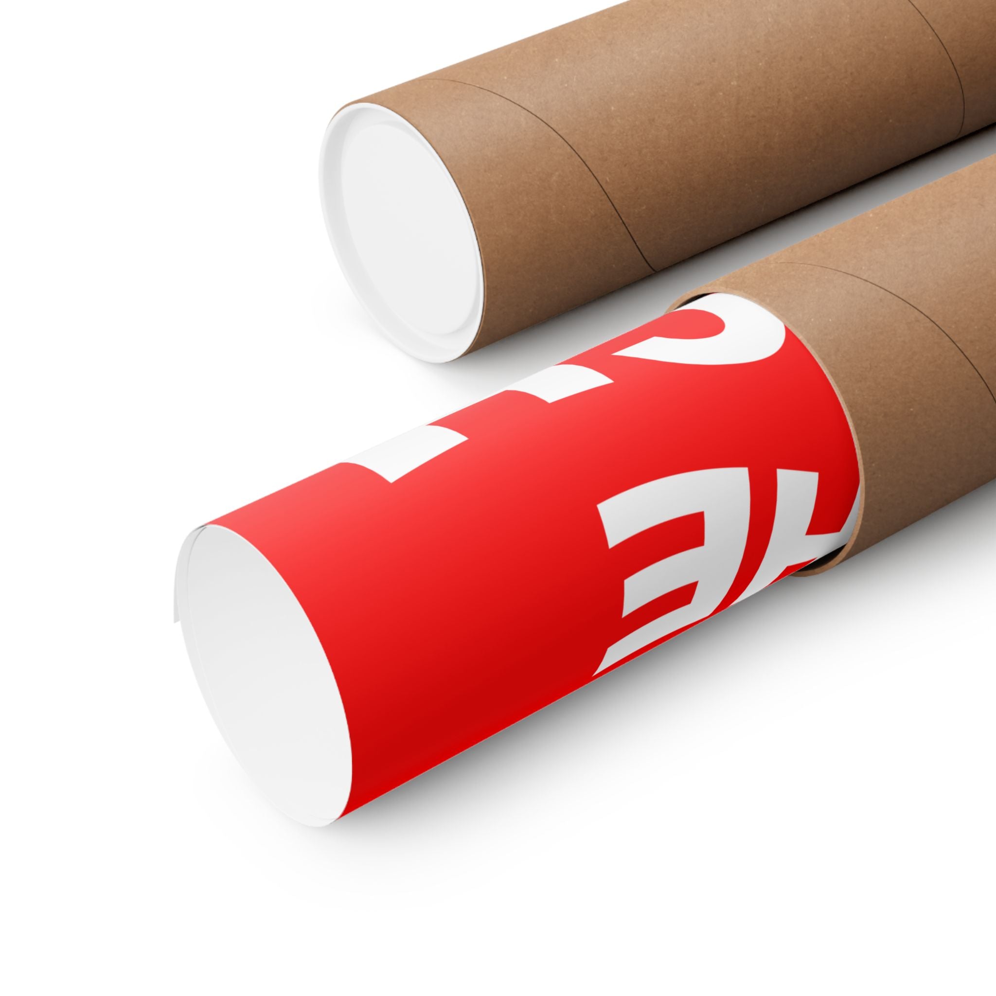 Eat The Rich Matte Poster – Bold Red Political Wall Art